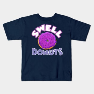 Swell Donuts (purple) Kids T-Shirt